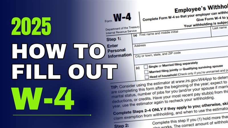 How to FILL OUT Your W-4 Form Like a PRO in 2025 Money Instructor