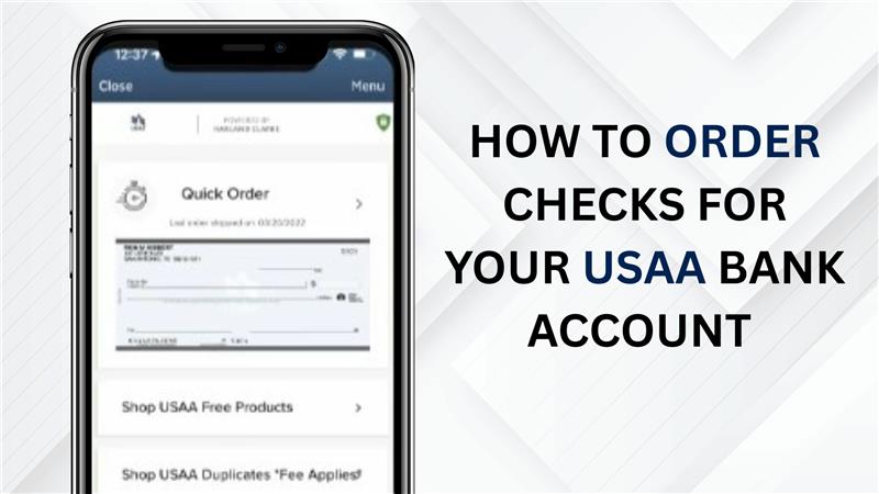 How to Order Checks for Your USAA Bank Account