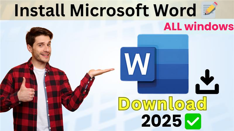 How to Download &amp; Install Microsoft Word on Windows 1011 (2025 Step-by-Step Guide)