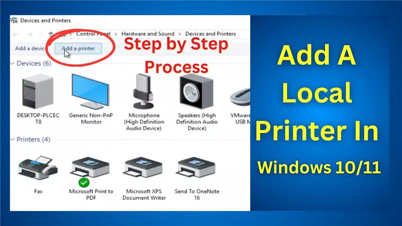 How To Add A Local Printer In Windows 1011