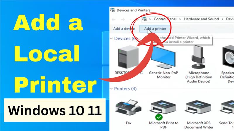 Quick &amp; Easy Way to Add a Local Printer in Windows 1011