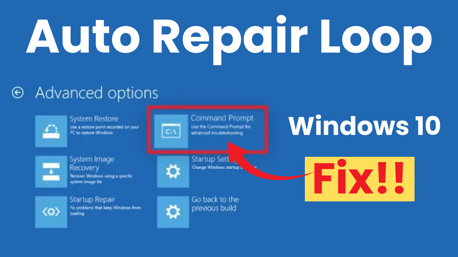 Fix Windows 10 Stuck in Automatic Repair Loop [2025 Guide]