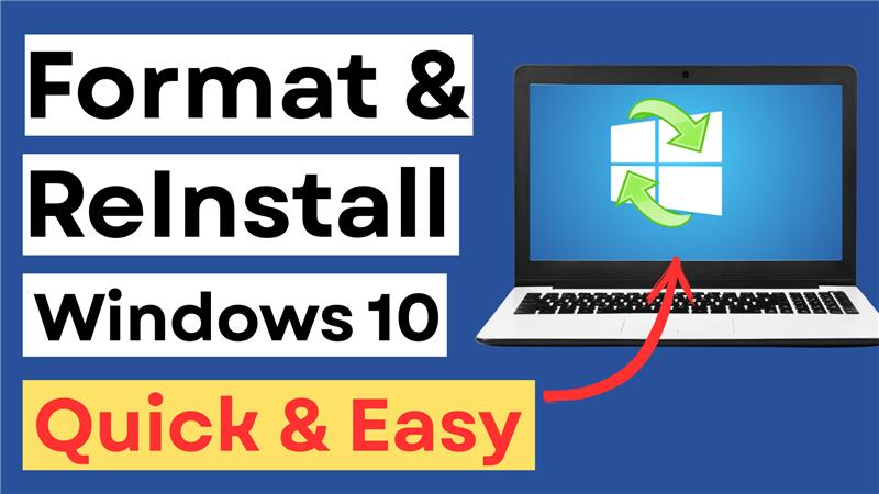Format your PC and reinstall Windows 10