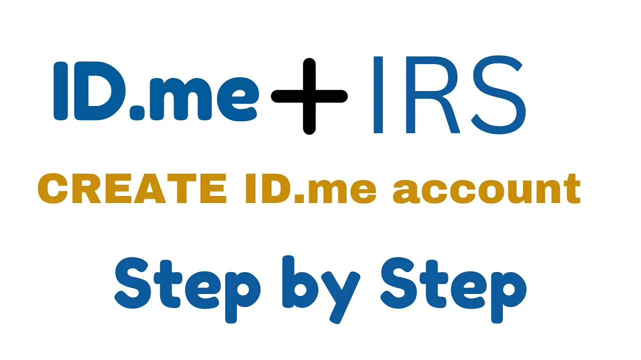 CREATE Your IRS Sign In Option with ID me account in Minutes