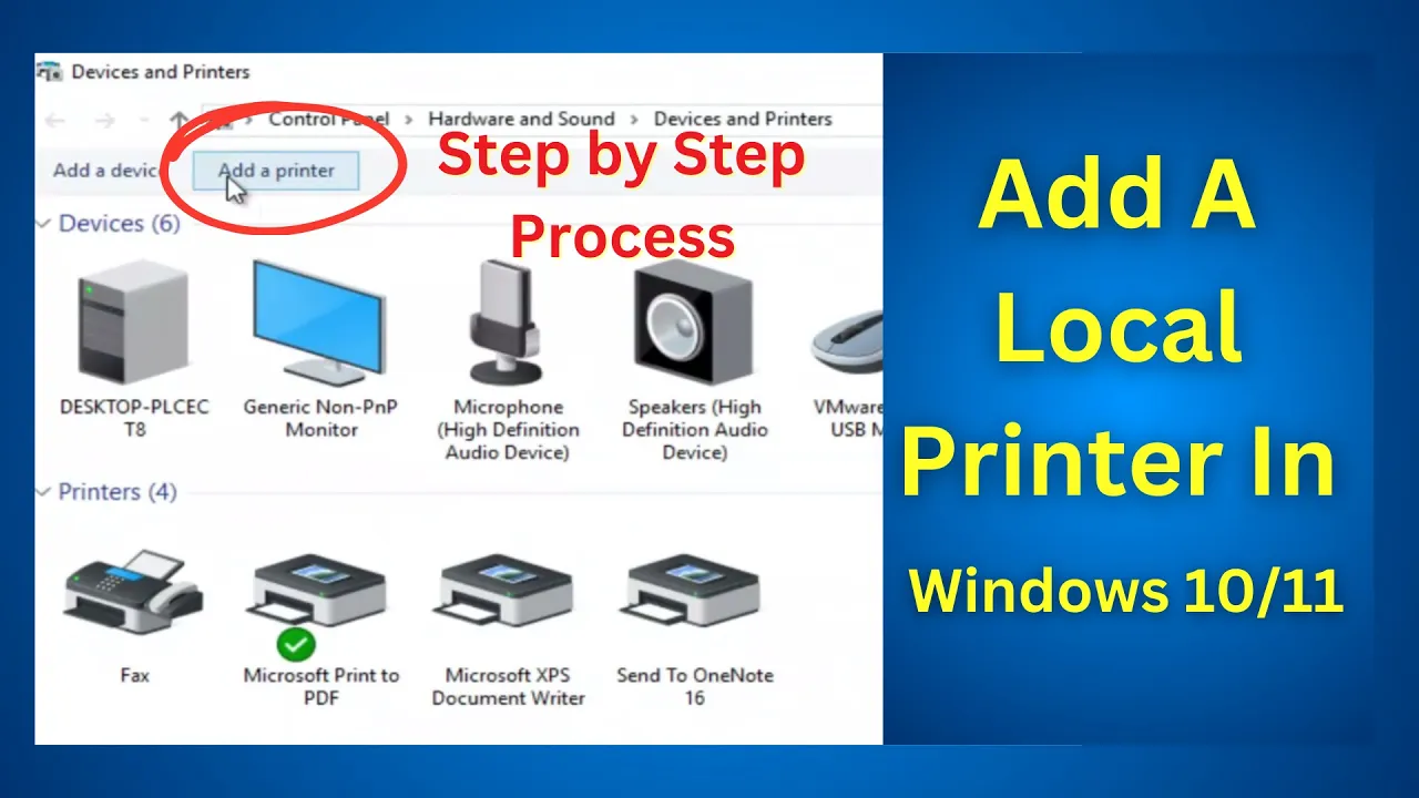 How to Install Any Local Printer in Windows 10 &amp; 11 No CD Needed!