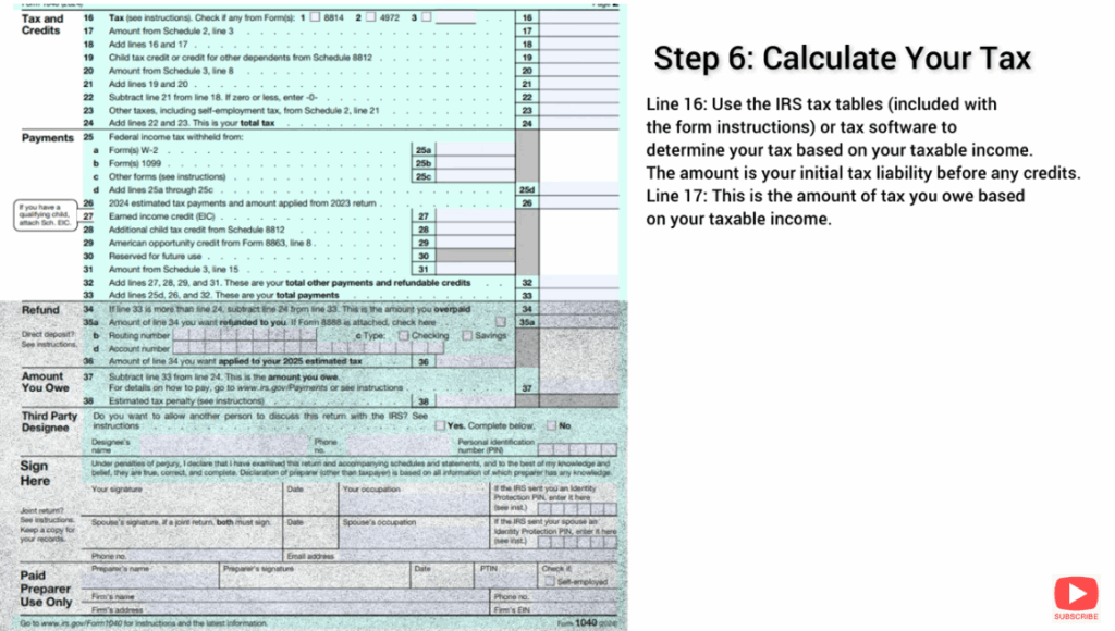 Calculate Your Tax