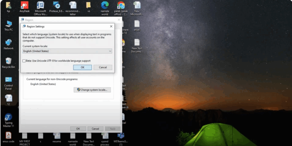 Change Your System Locale