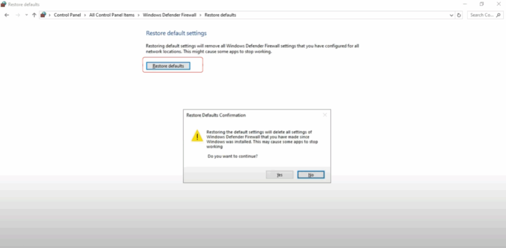 Check Firewall or Antivirus