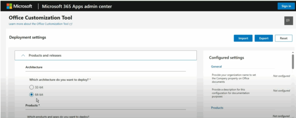 Choose Your Architecture