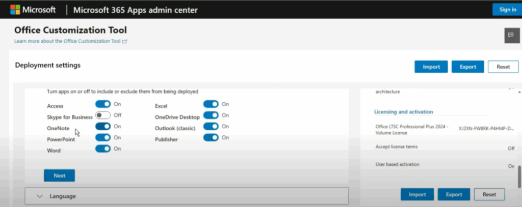 Choose the Applications You Need