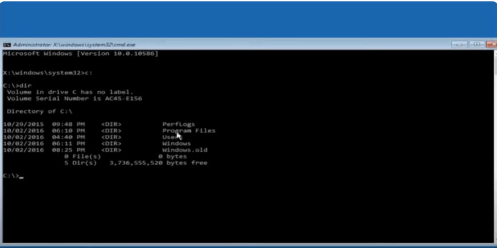 Command Prompt Registry Backup & Restore
