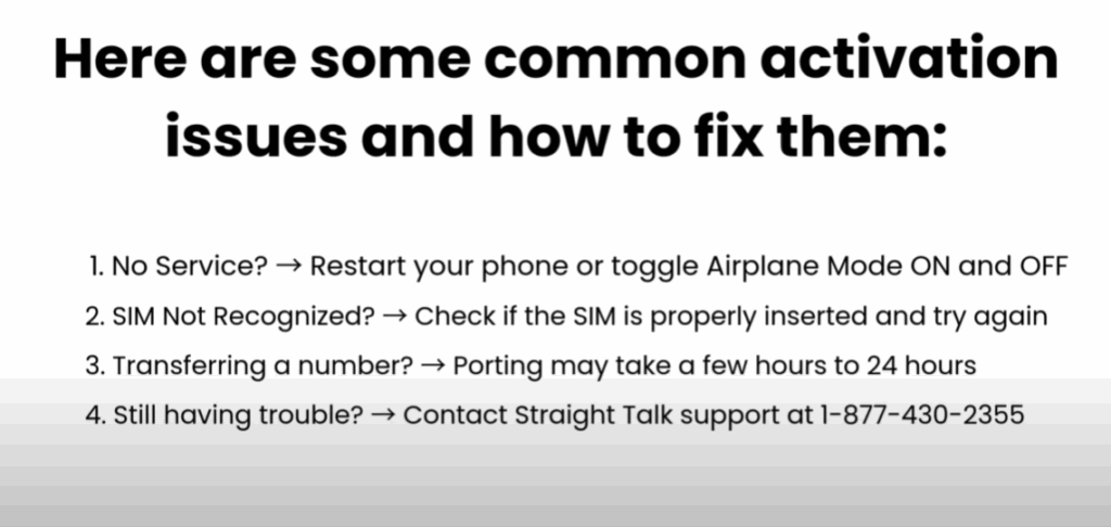 Common Activation Issues & Fixes