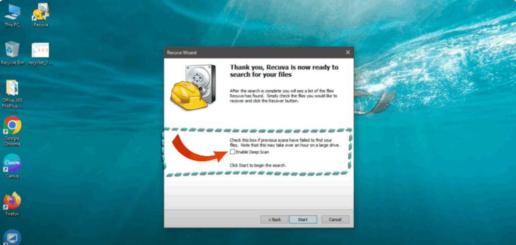 Deep Scan and Scanning Process