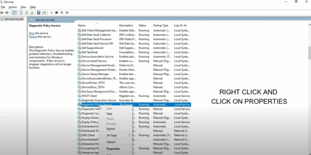 Diagnostic Policy Service
