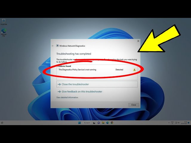 Diagnostics Policy Service Not Running