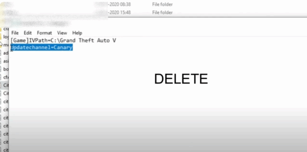 Edit Configuration File