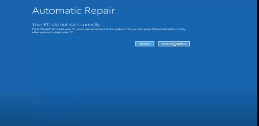 Enter Recovery Mode and Open Command Prompt