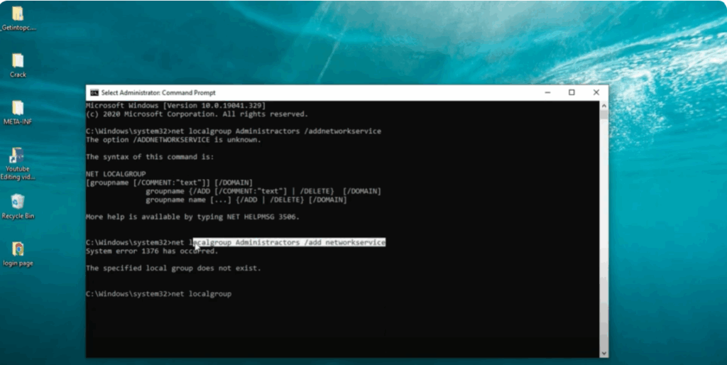Execute the Commands