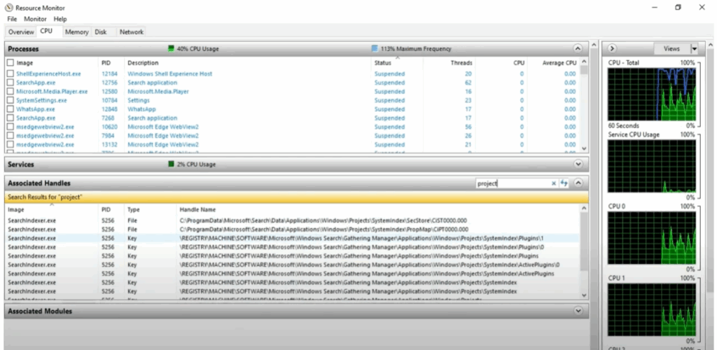 Find the Locked File or Folder