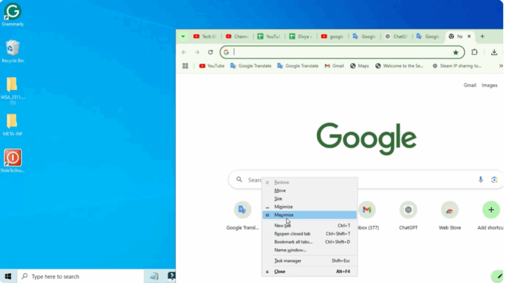 Fix Chrome Not Going Full Screen on Windows