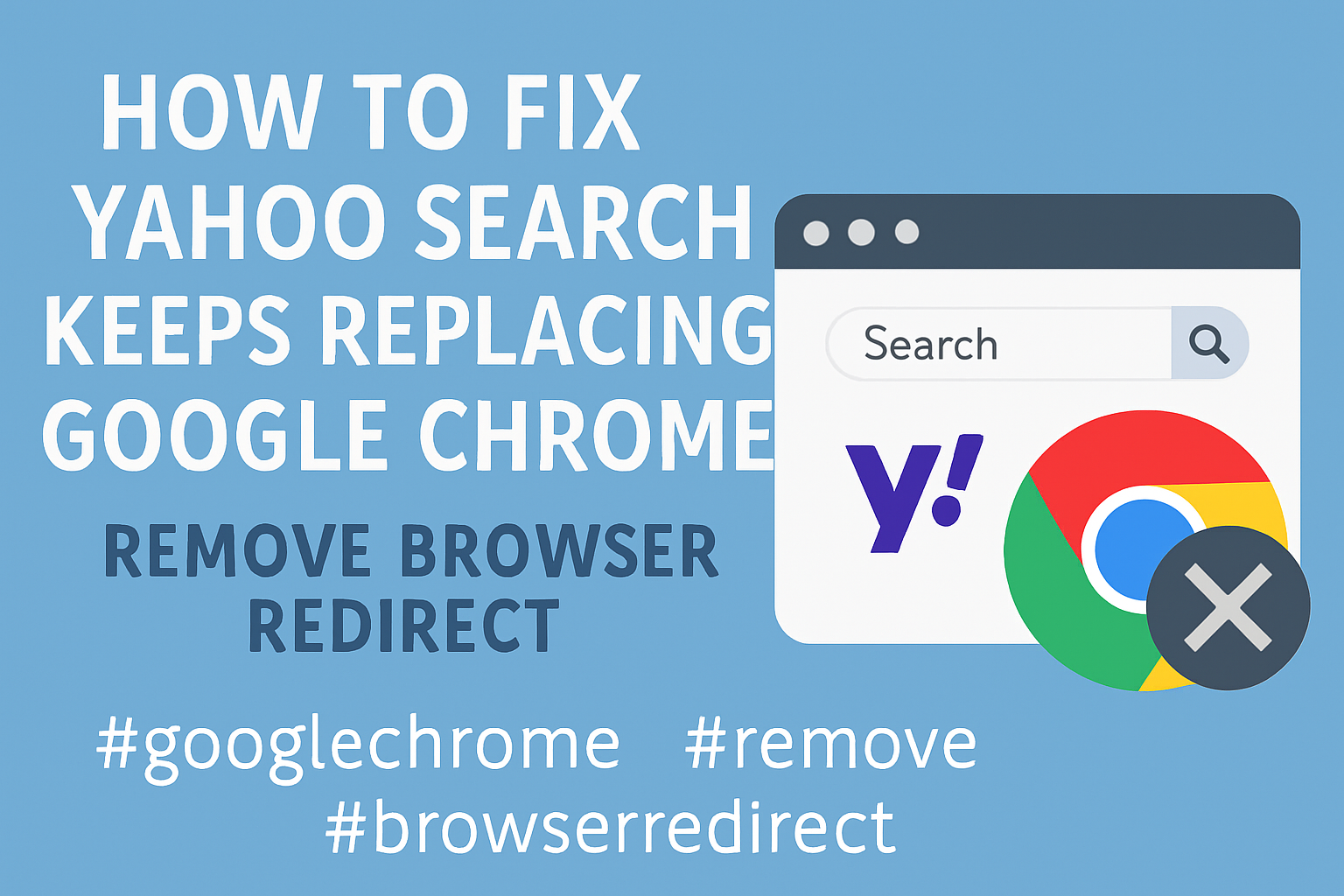 How to Fix Yahoo Search Keeps Replacing Google Chrome