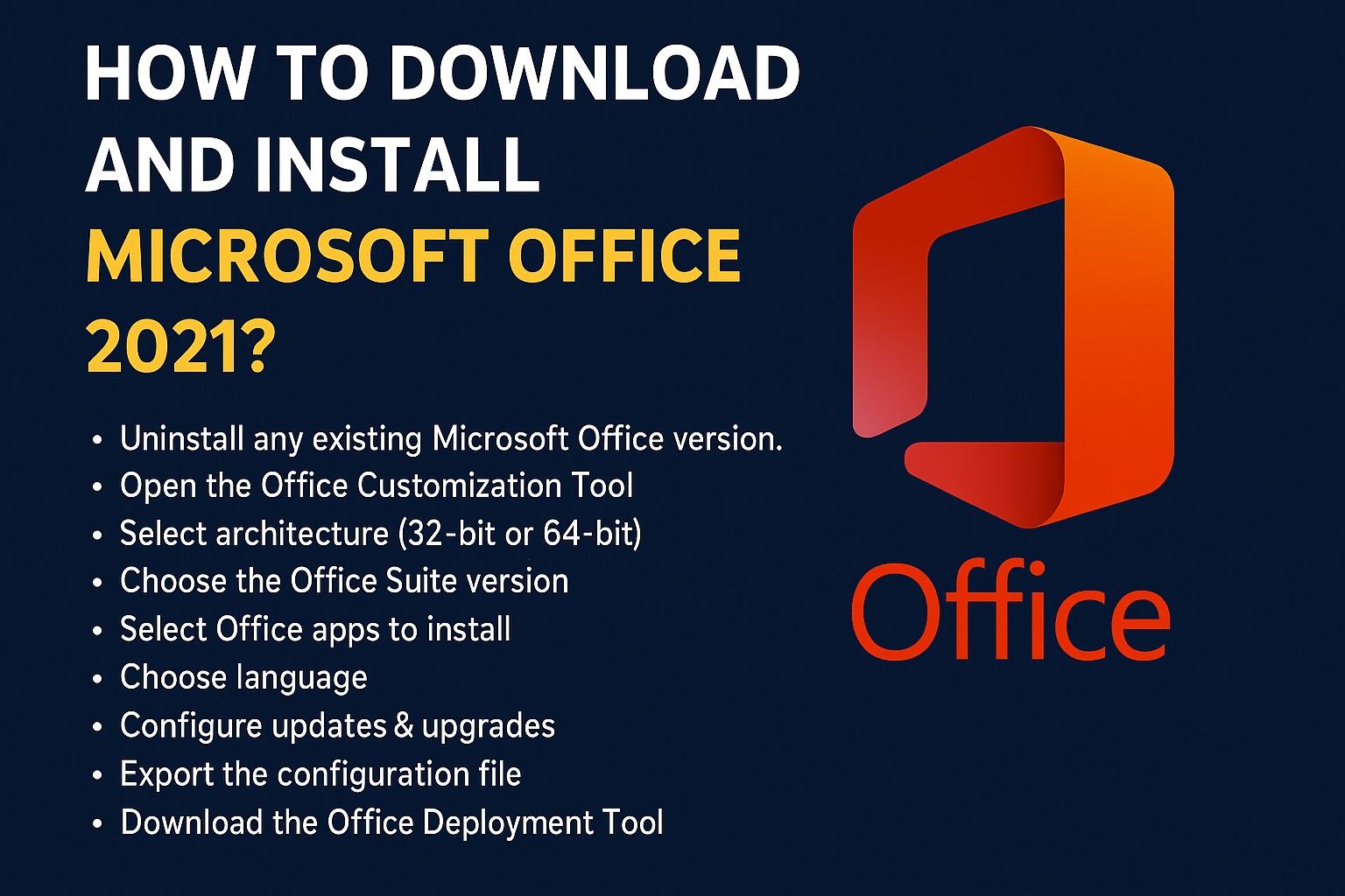 How to download and install microsoft office 2021