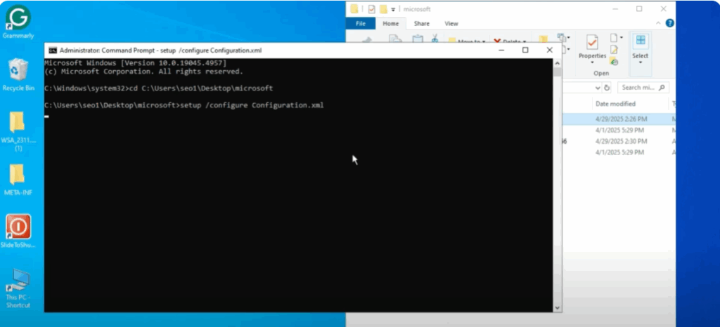 Install Microsoft Office