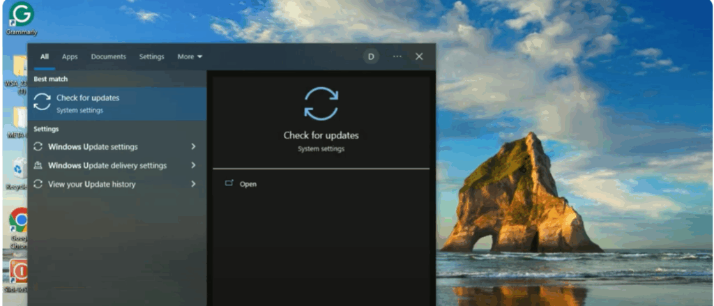 Install the Latest Windows Updates