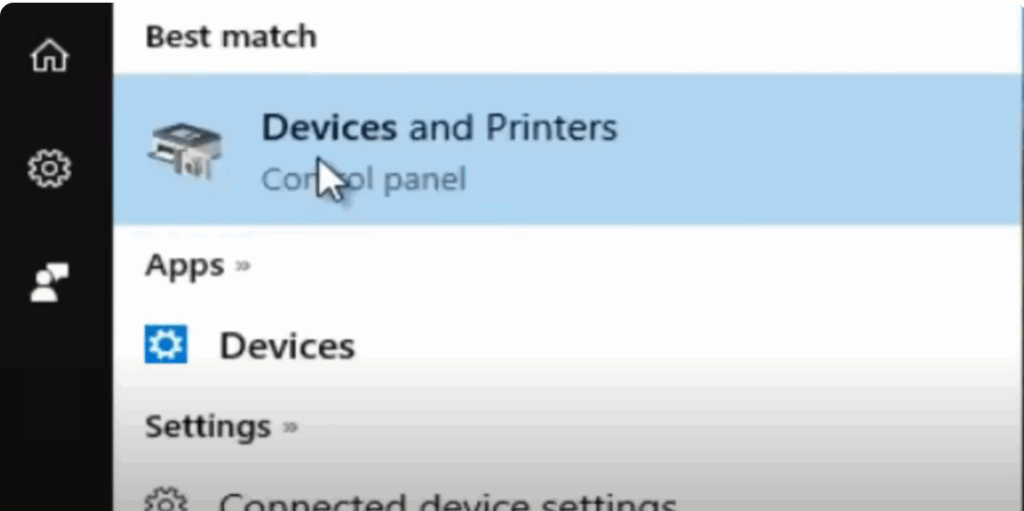 Open Devices and Printers