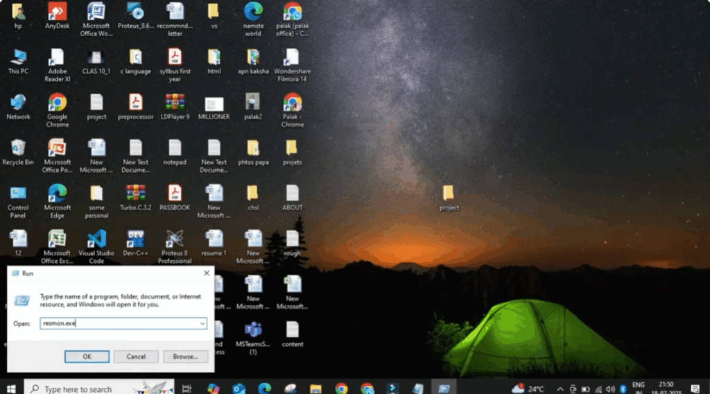 Open Resource Monitor