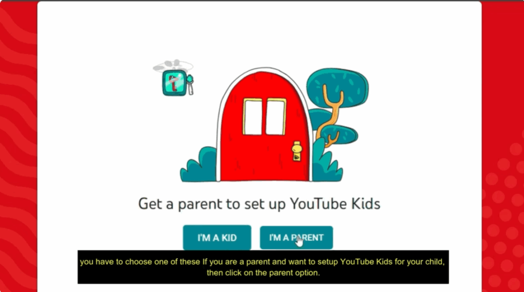 Open the App and Choose Setup Option
