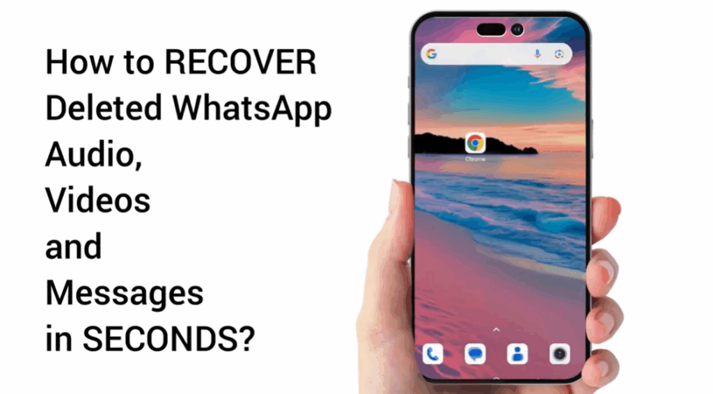 RECOVER Deleted WhatsApp Data