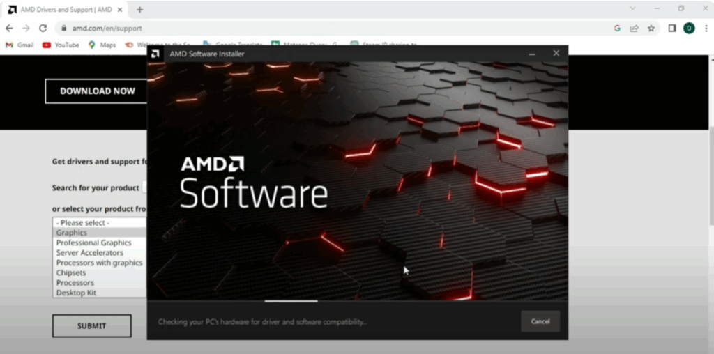 Run the AMD Auto-Detect Utility