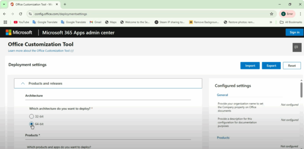 Search Office Customization Tool