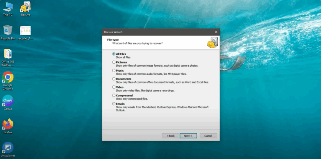 Start Recovery Wizard