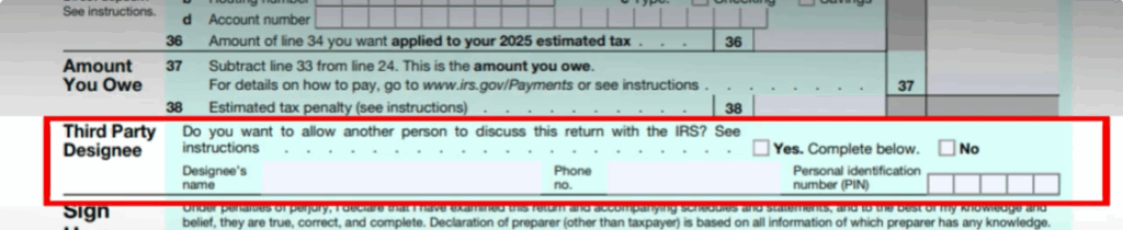 Third Party Designee