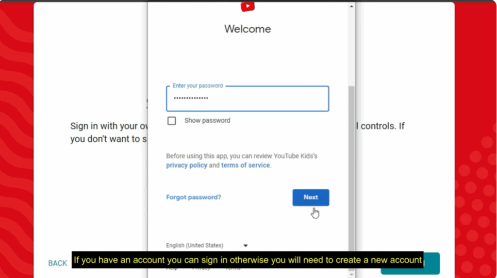 Verification and Sign In