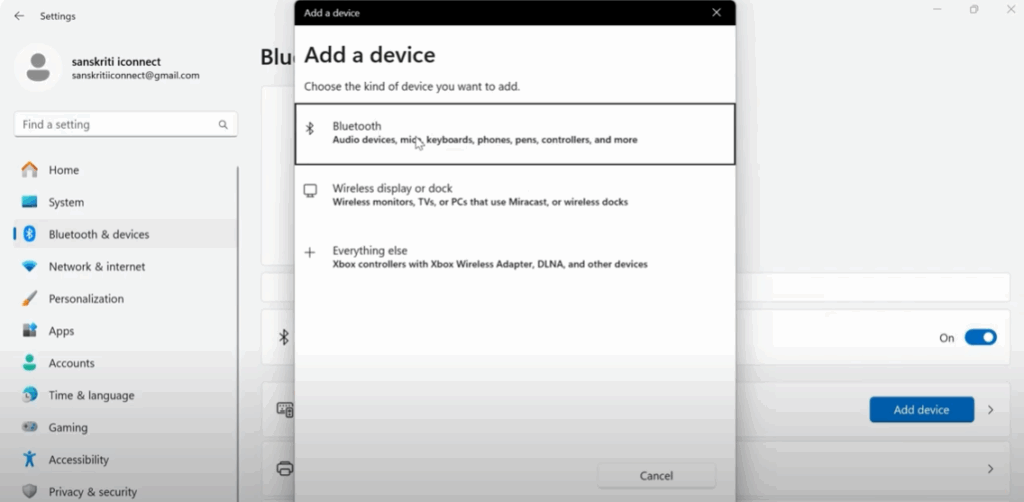 Verify Bluetooth is Turned On