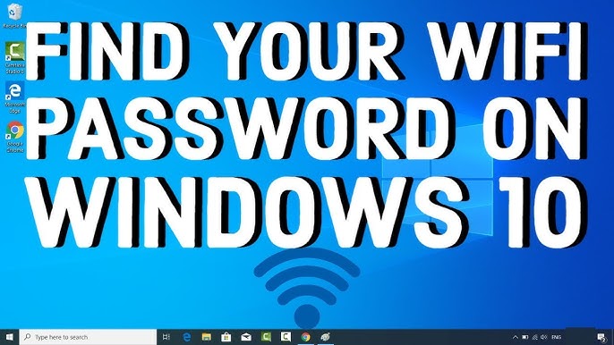View Saved WiFi Password in Windows 10