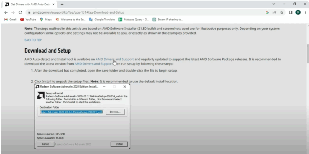 Visit AMD’s Official Website