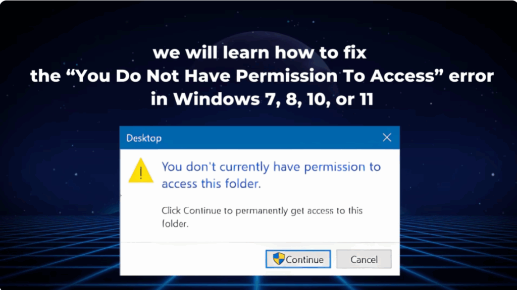 Windows Access Denied