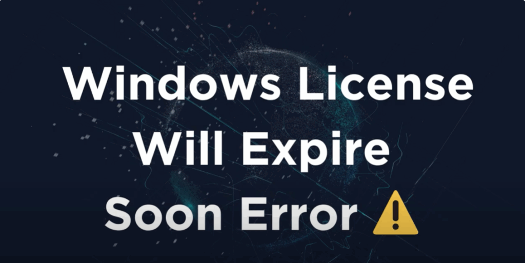 Your Windows License Will Expire Soon