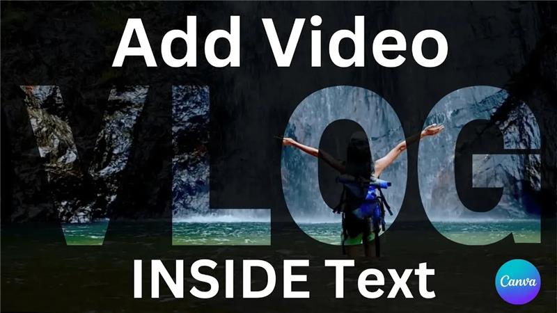 2 Easy Ways to Embed Videos Inside Text in Canva – Step-by-Step Tutorial!