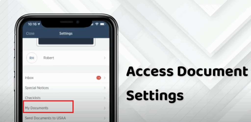 Access Document Settings