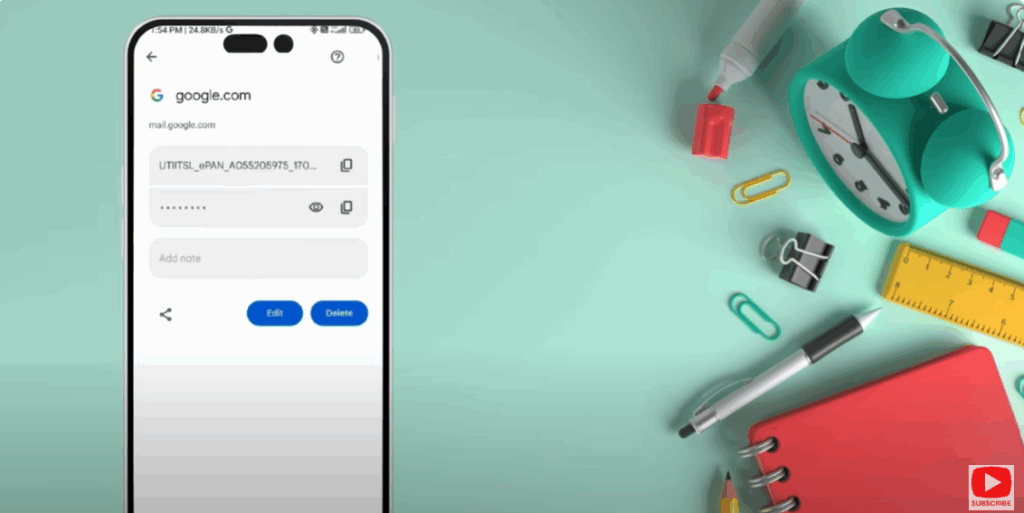 Access Google Passwords