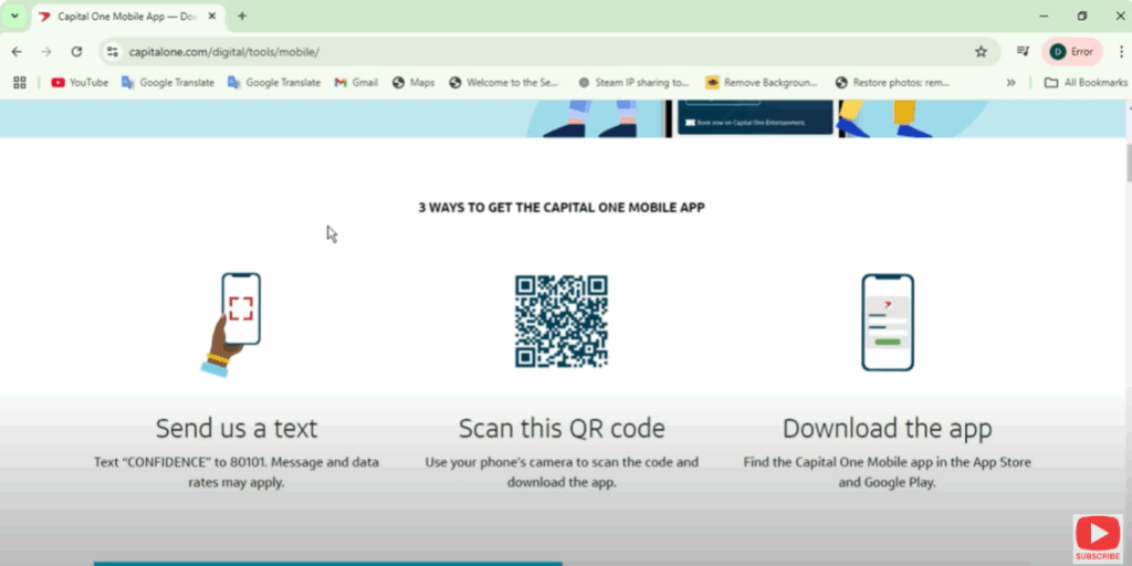 Activate via Mobile App