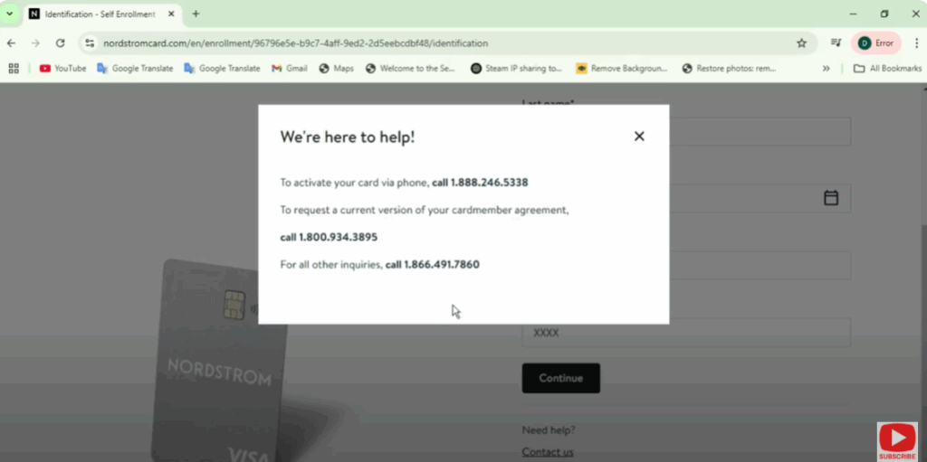 Activate via Phone Call