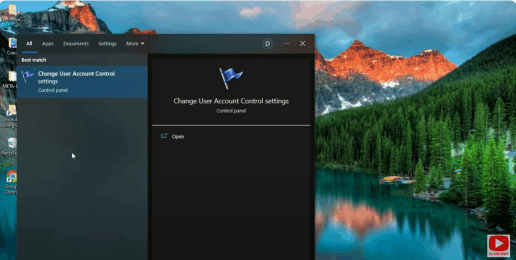 Change User Account Control Settings