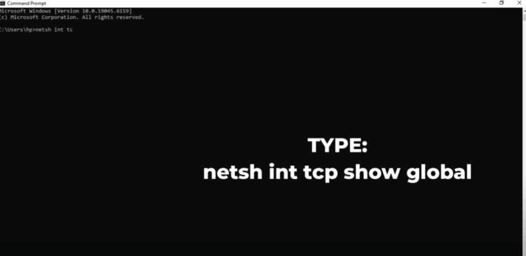 Check Current TCP Settings