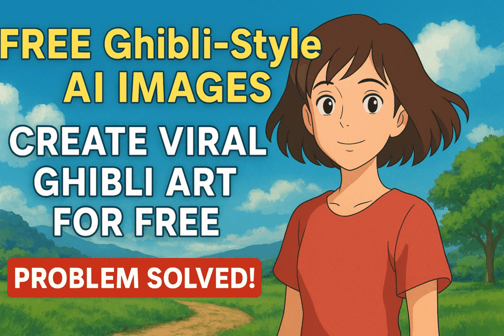 Create Viral Ghibli Art for Free